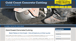 Desktop Screenshot of goldcoastconcretecutting.com.au