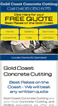 Mobile Screenshot of goldcoastconcretecutting.com.au